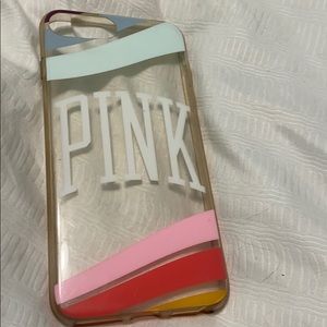 rainbow iphone 8 plus phone case from pink
